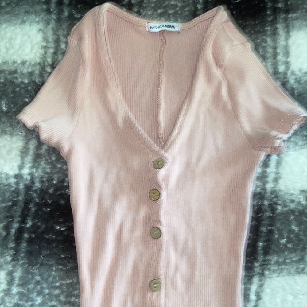 Pink Fashion Nova romper